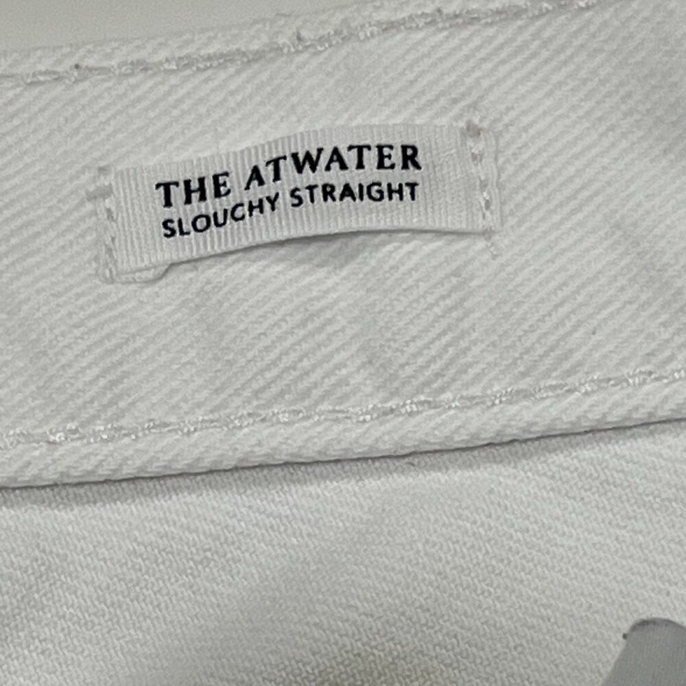 Rails Atwater Slouchy Straight Denim Short, White, 27 View 2
